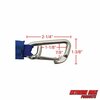 Extreme Max 3006.2795 BoatTector High-Strength Line SnubberStorage Bungee Value-60" w Compact Hooks Blue 3006.2795